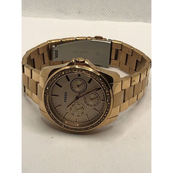Fossil BQ3316 Women's Stainless Steel Analog Rose Gold Dial Quartz Watch OP437 - Picture 5 of 9
